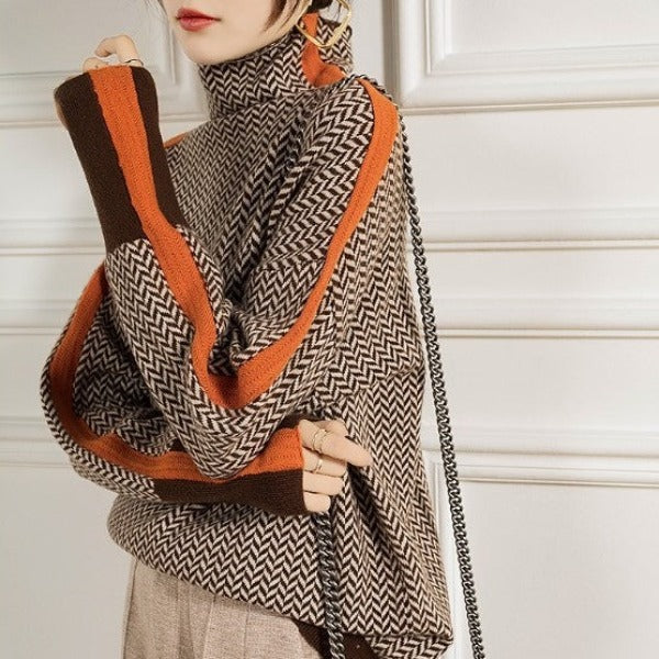 Leonor - Luxurious High Neck Sweater