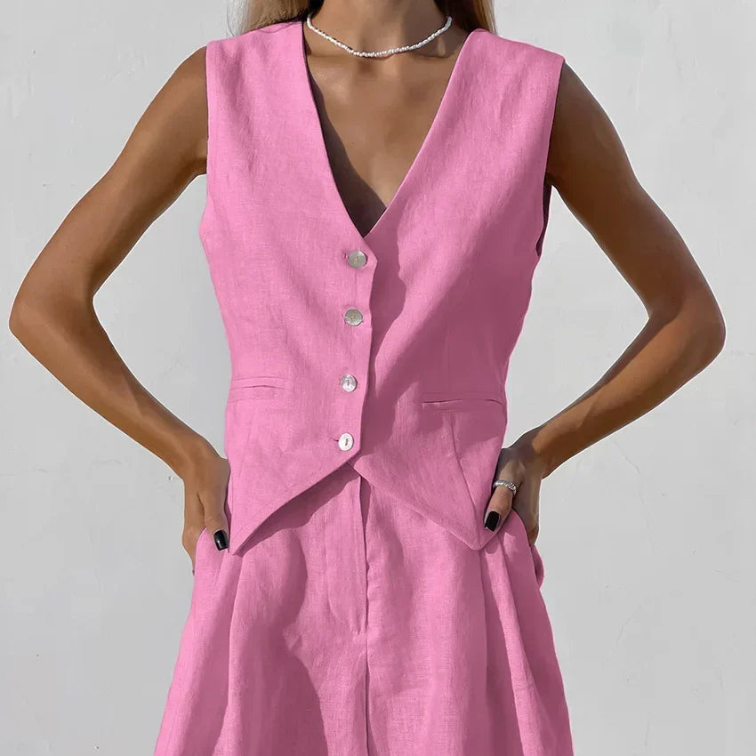 Conjunto de Verano Estilo Parisino