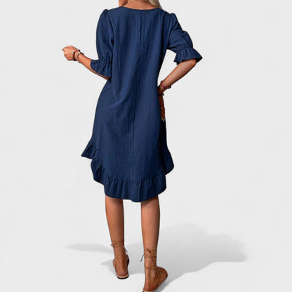 Sassa - Vestido Casual com Babados