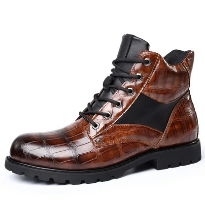 Afonso - Botas de Couro de Crocodilo