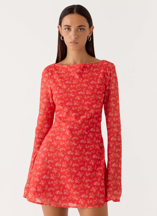 Vestido Mini Sabella - Magenta Rosa Vermelho