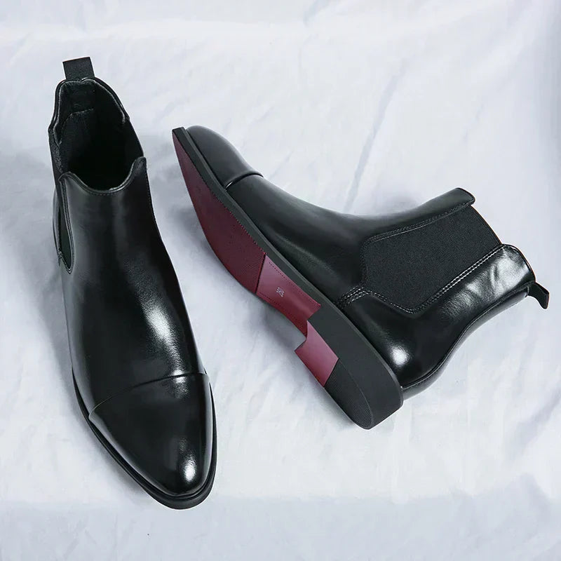 Hugo - Botas Chelsea de Couro