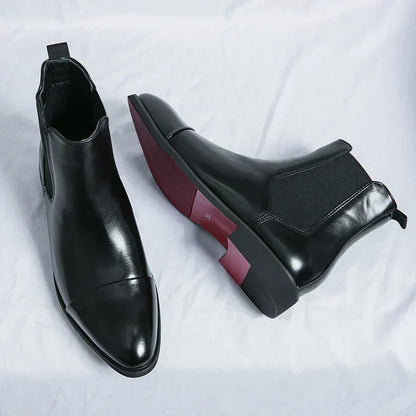Hugo - Botas Chelsea de Couro