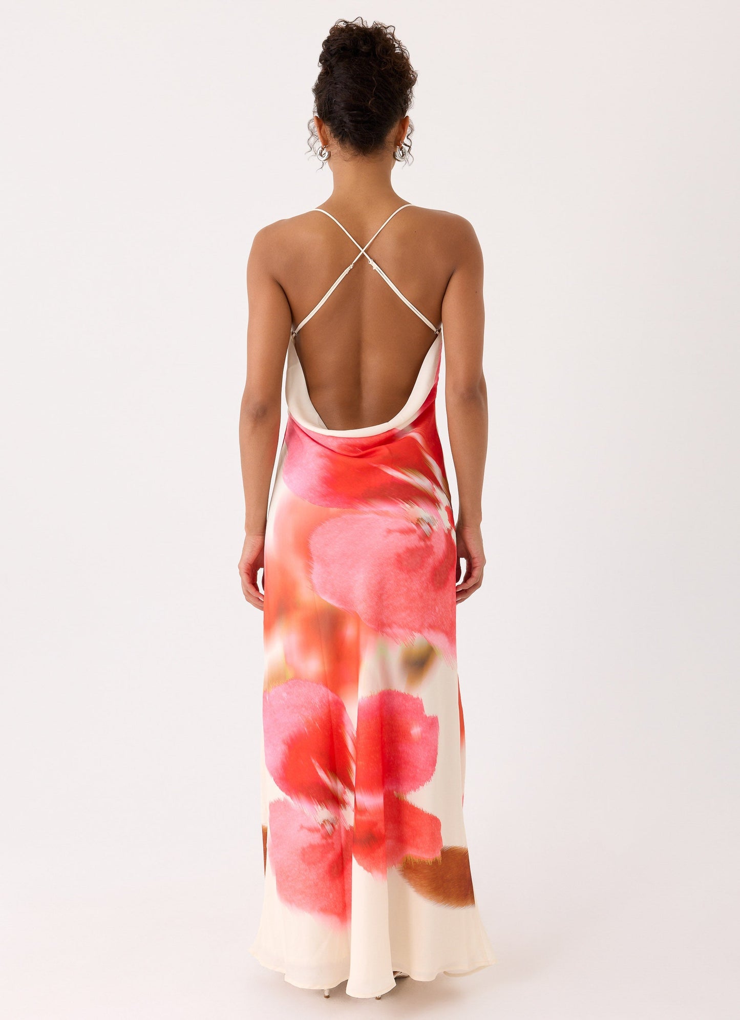 Vestido Maxi Samya com Capuz - Rosa Pastel