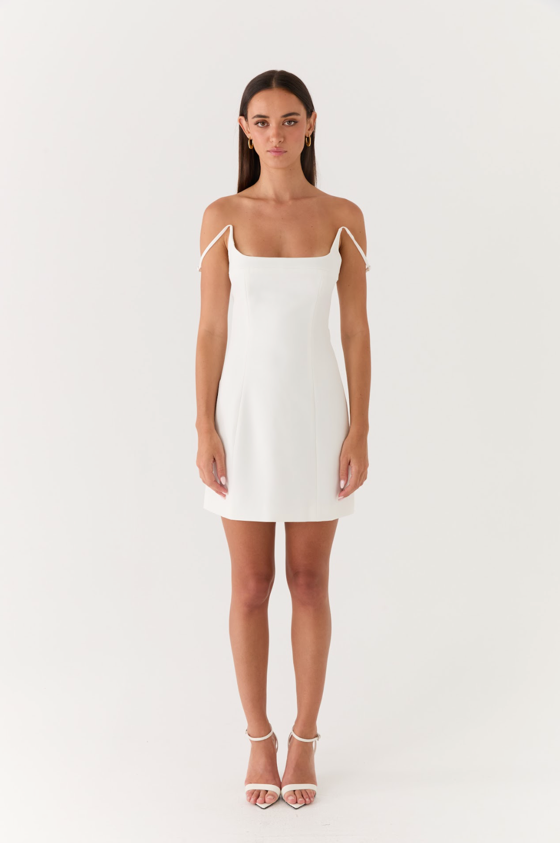 Vestido Mini Caelia - Branco Puro
