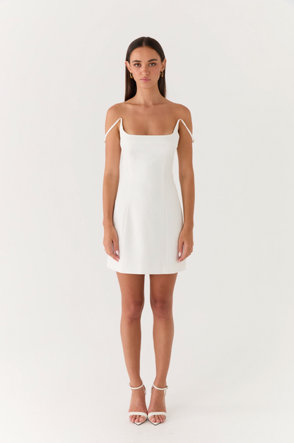 Vestido Mini Caelia - Branco Puro