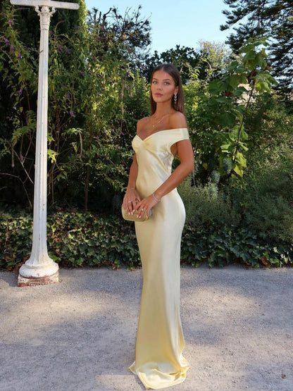 Bárbara - Maxi Vestido de Cetim