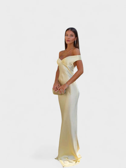 Bárbara - Maxi Vestido de Cetim