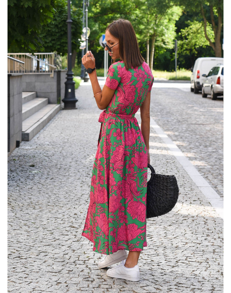 Amélia - Midi Floral Dress