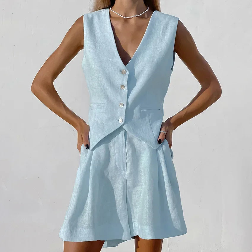 Conjunto de Verano Estilo Parisino
