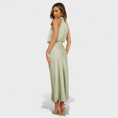 Alba - Elegance Satin Dress