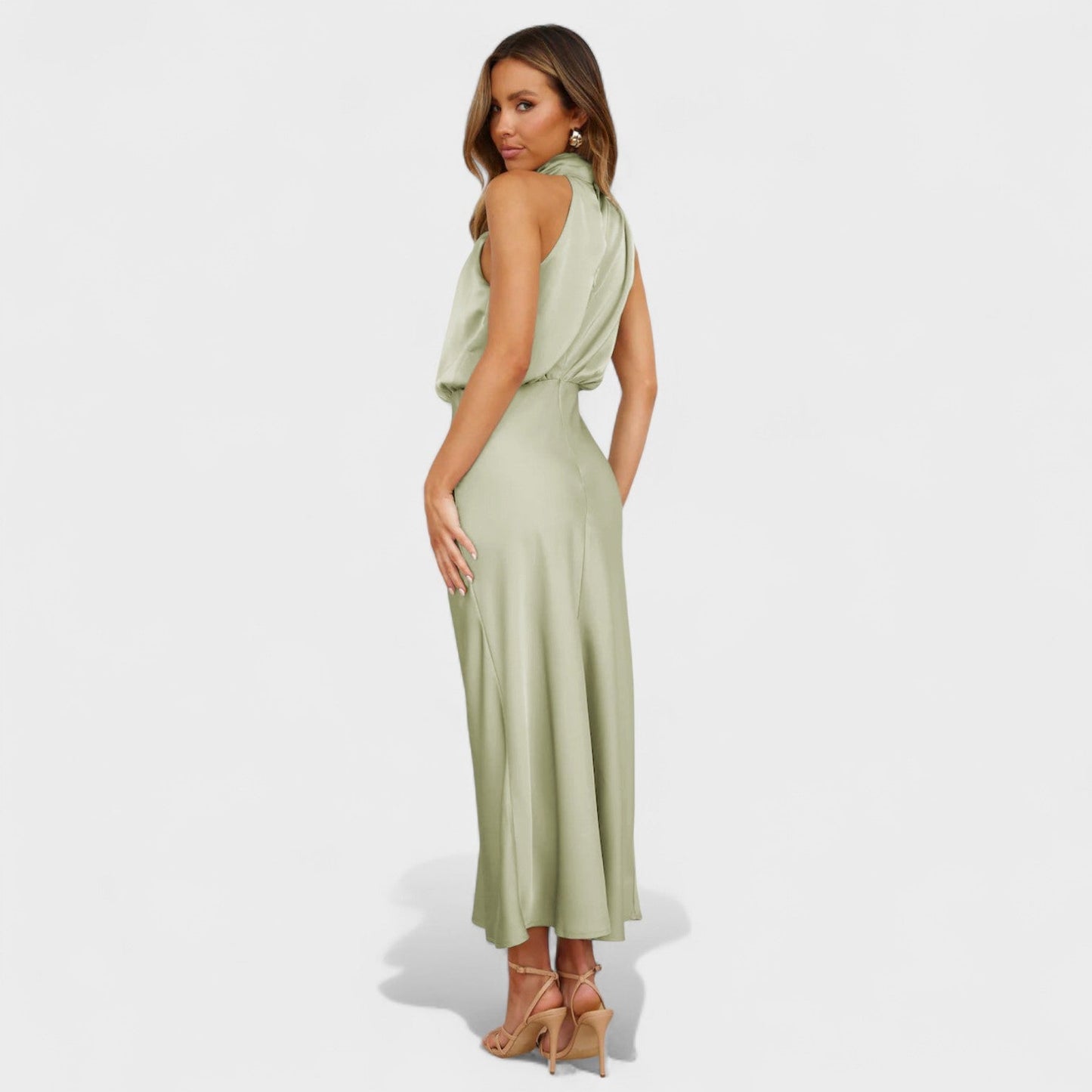 Alba - Elegance Satin Dress