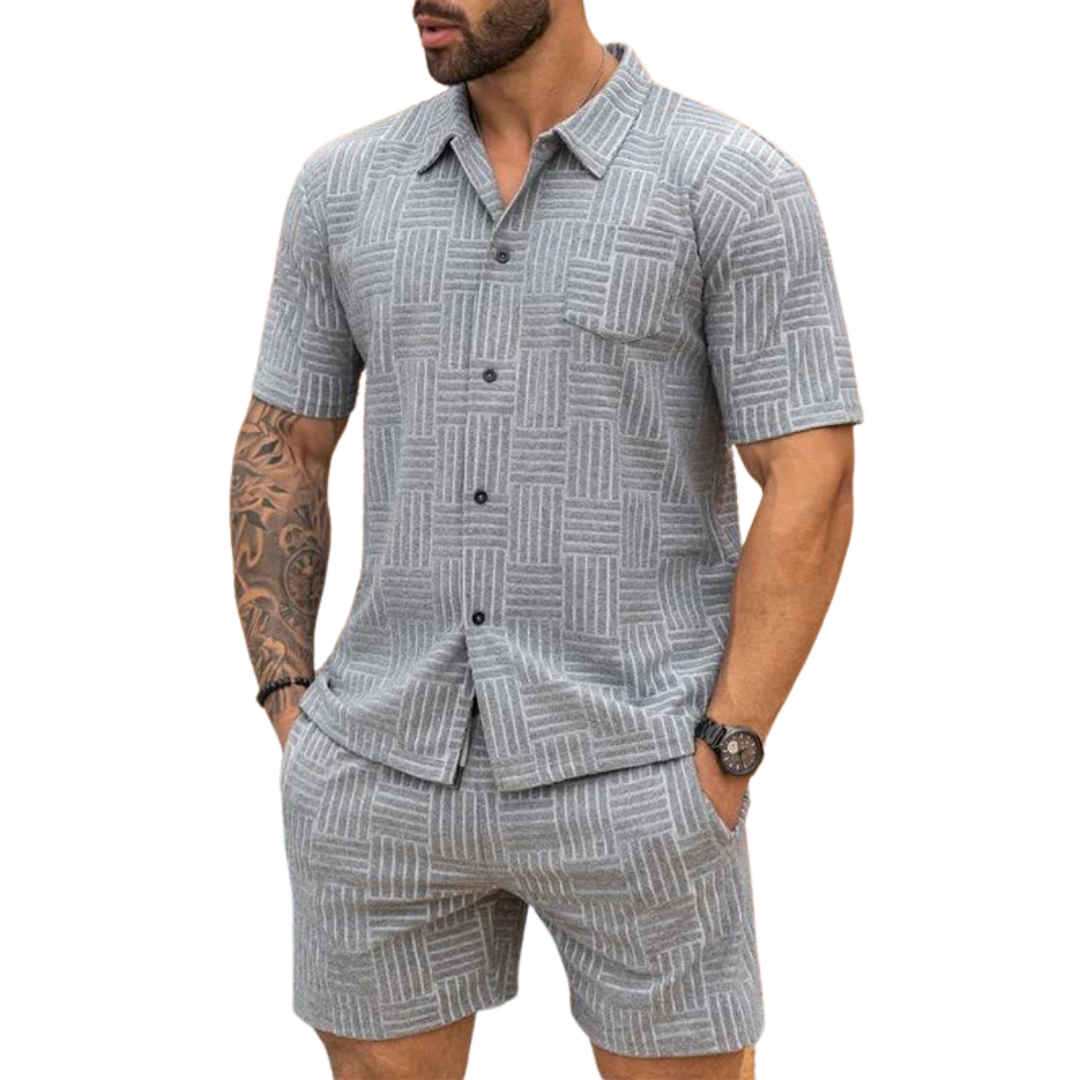 Conjunto Retro de Camisa e Calções
