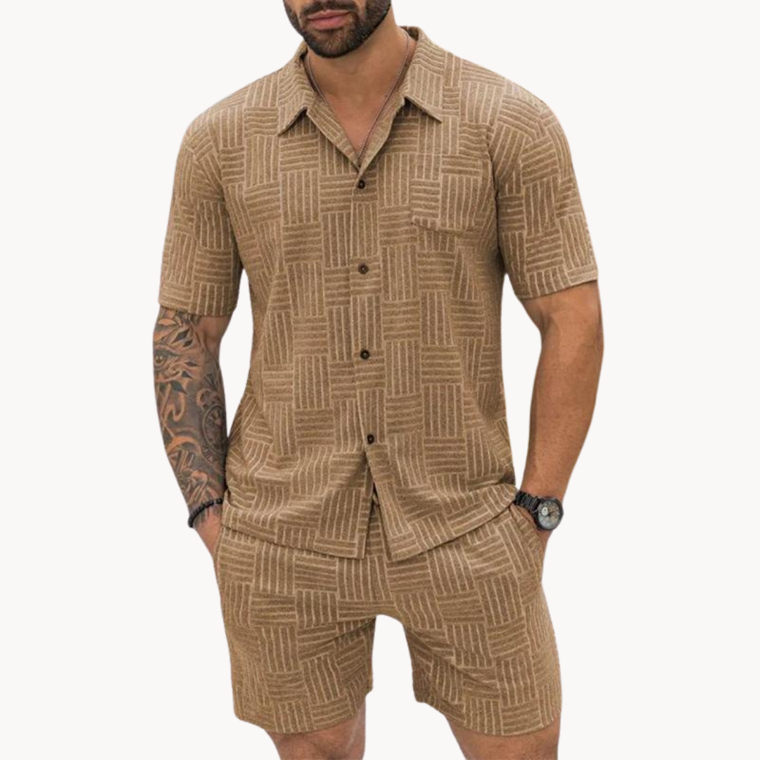 Conjunto Retro de Camisa e Calções