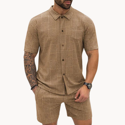 Conjunto Retro de Camisa e Calções