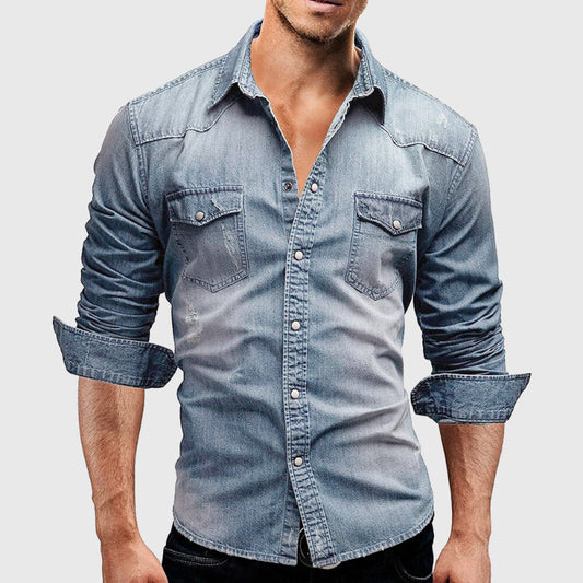 Camisa Estruturada com Botões na Frente