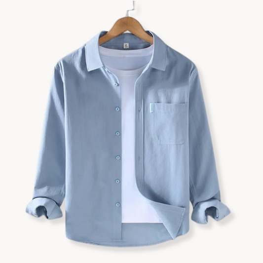 Camisa com Botões Flexíveis na Frente