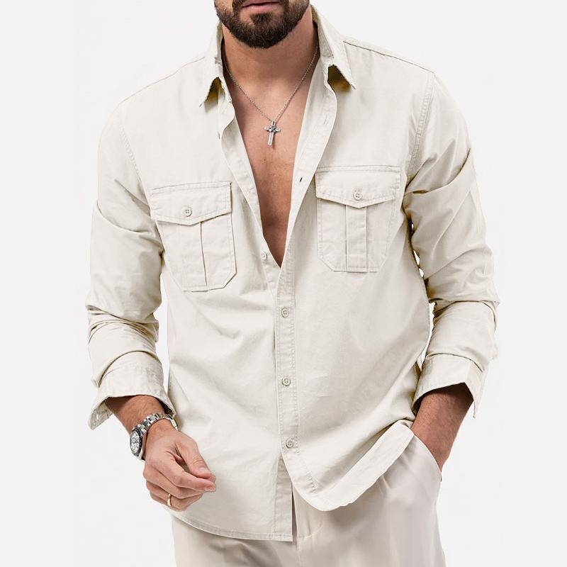 Camisa Térmica con Bolsos Cargo Confortables