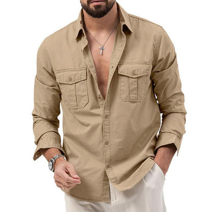 Camisa Térmica con Bolsos Cargo Confortables
