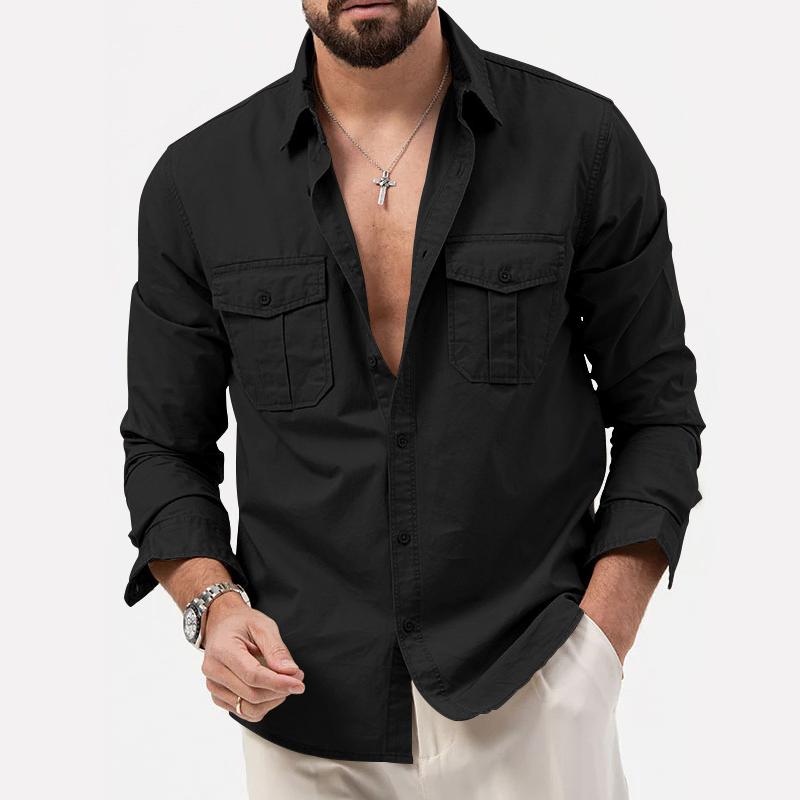 Camisa Térmica con Bolsos Cargo Confortables