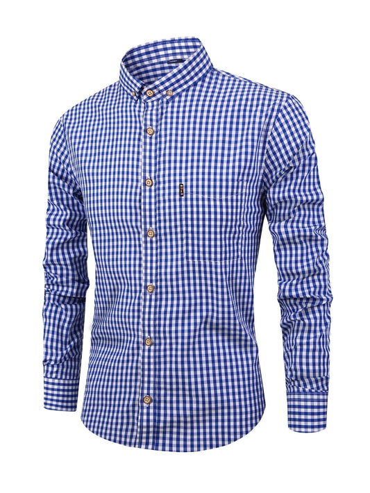 Camisa Xadrez em Tons Suaves