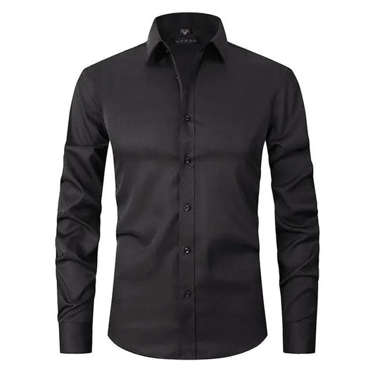 Camisa Antirrugas em Mistura de Poliéster