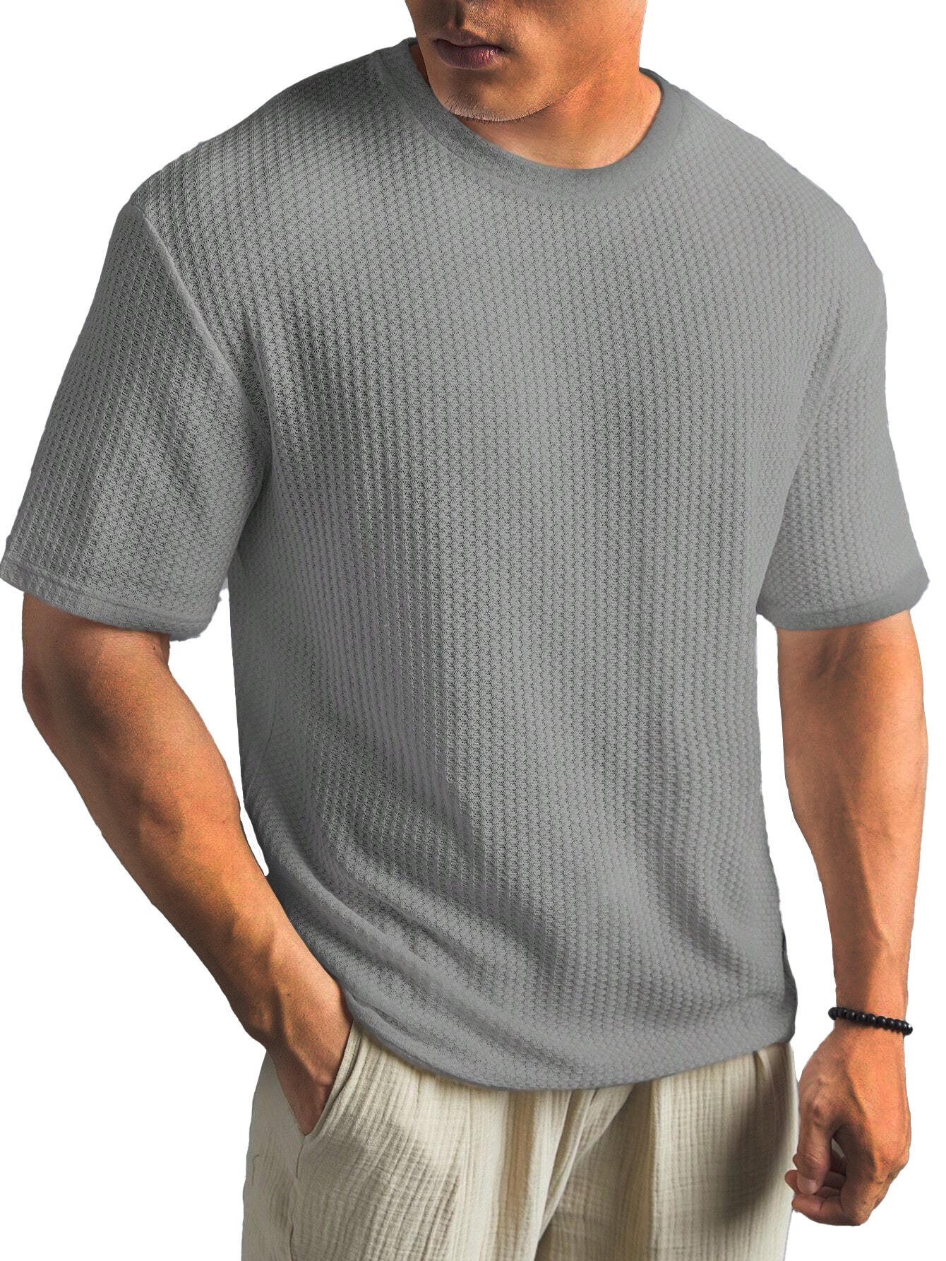 Camisa de Mezcla Suave con Corte Neat