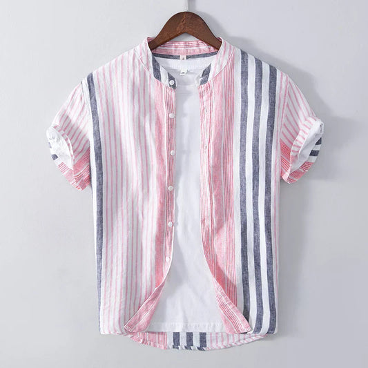 Camisa Listrada com Design Respirável