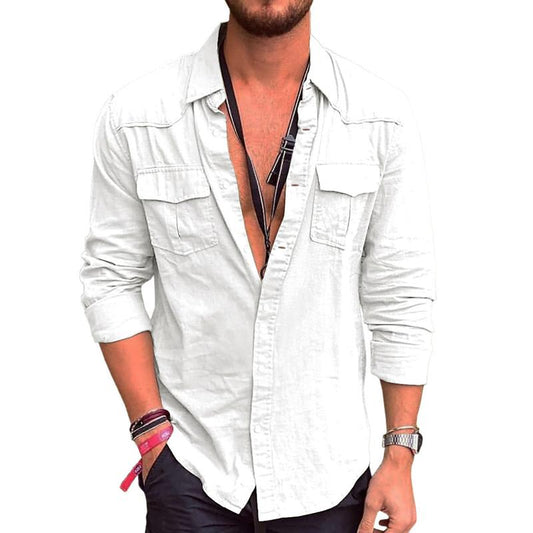 Camisa Personalizada com Bolsos Cargo