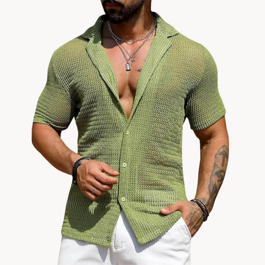 Camiseta de Manga Curta - Tecido Malha Oca