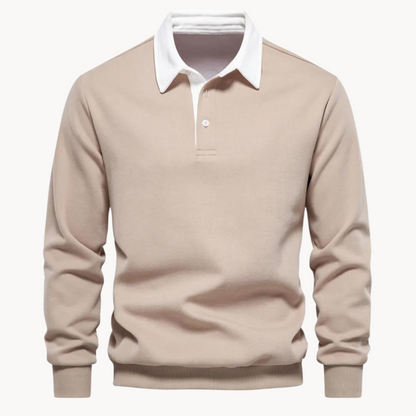 Sudadera Polo Suave y Flexible