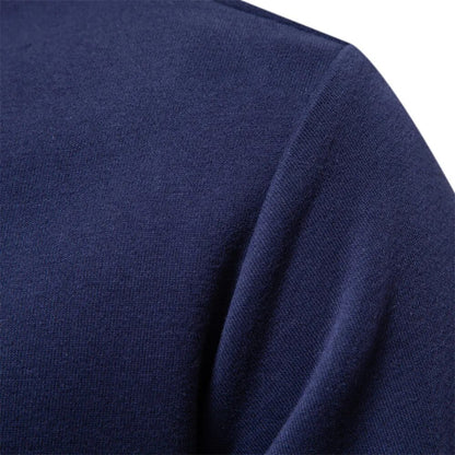 Flexible Soft-Blend Polo Sweatshirt