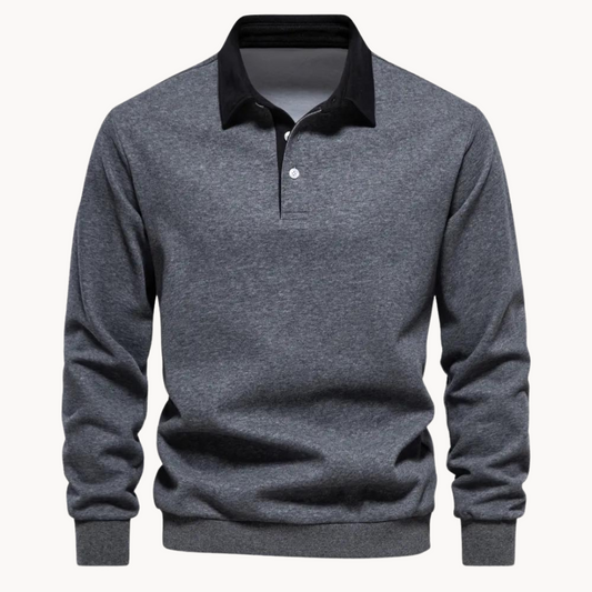 Sudadera Polo Suave y Flexible
