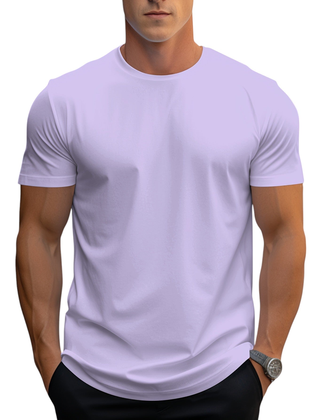 Playera de Corte Regular con Cuello Suave