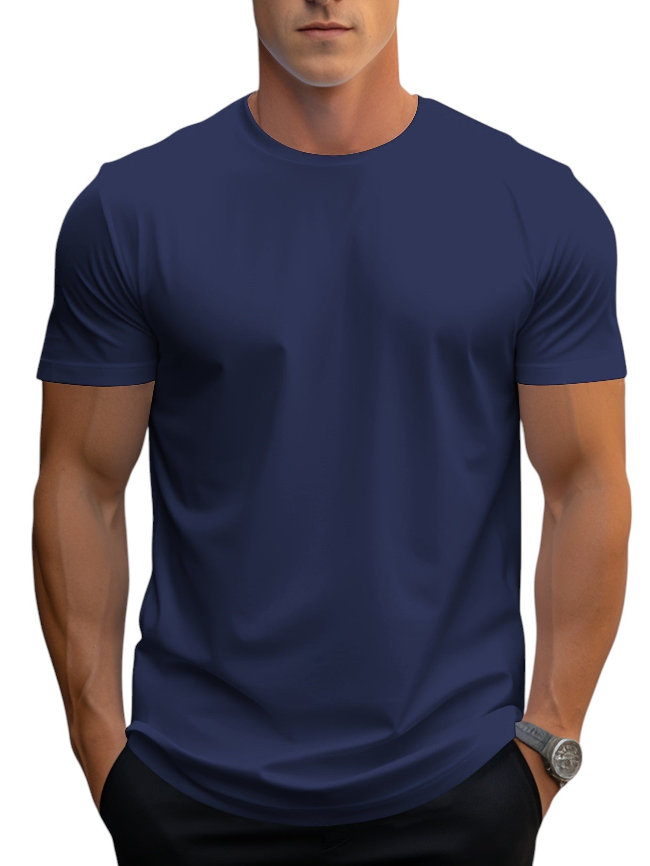 Playera de Corte Regular con Cuello Suave