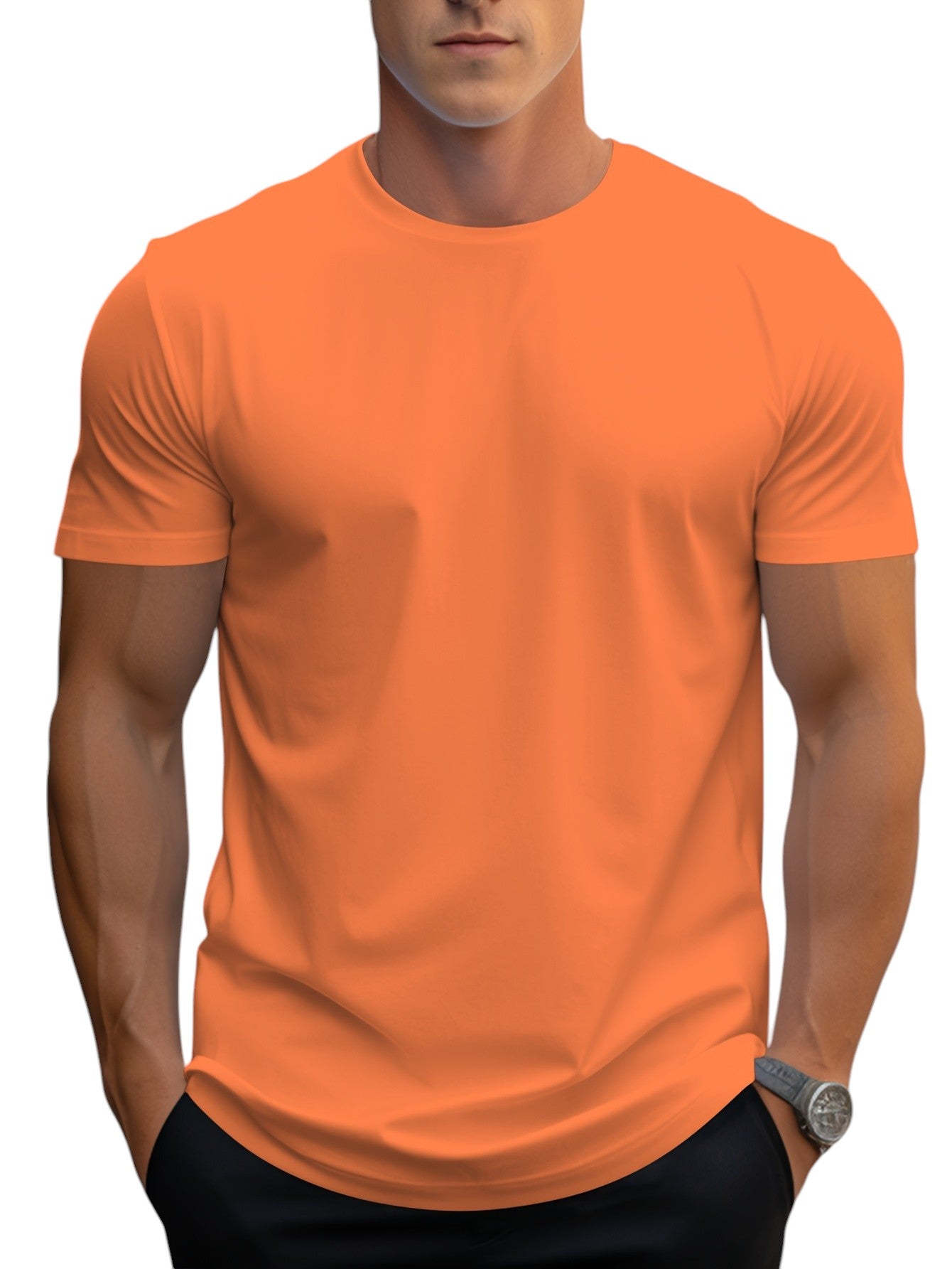 Playera de Corte Regular con Cuello Suave