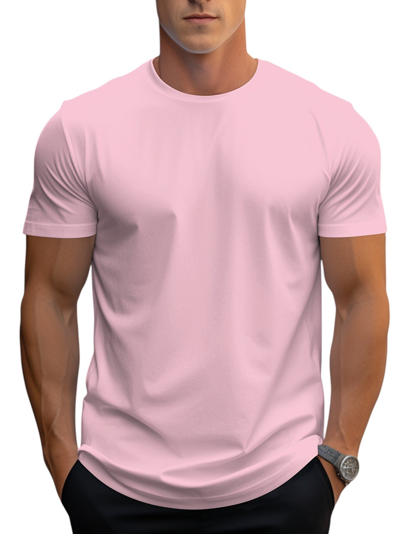 Playera de Corte Regular con Cuello Suave