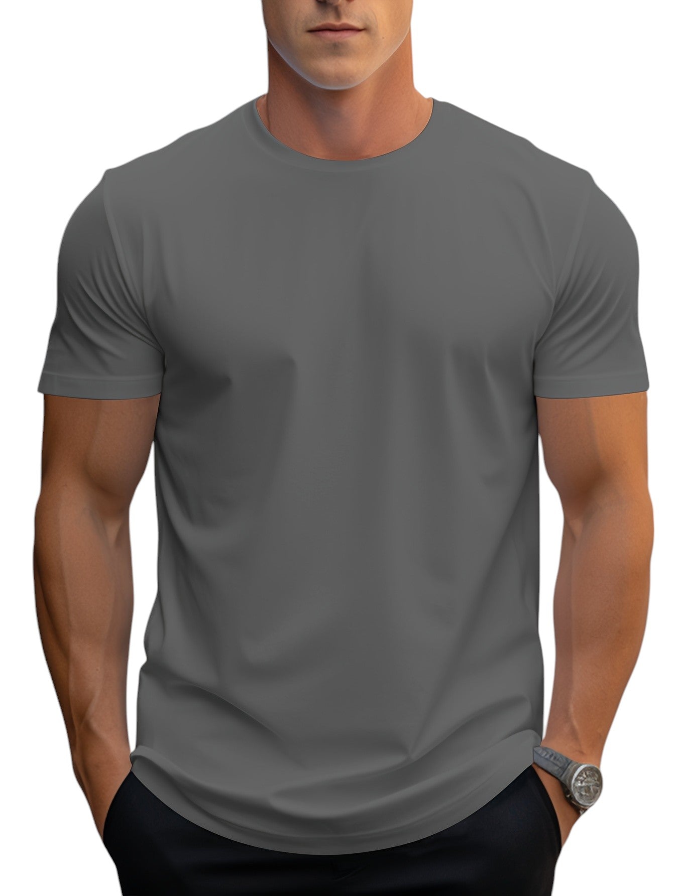 Playera de Corte Regular con Cuello Suave