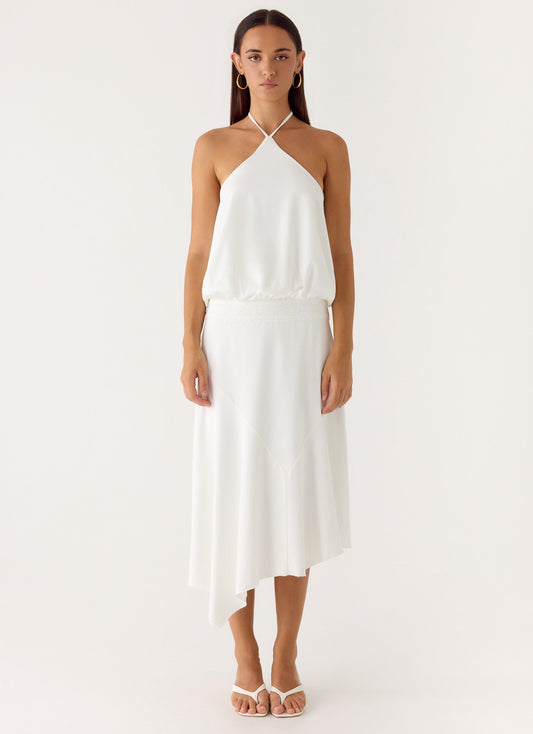 Vestido Midi Branco To The Girls
