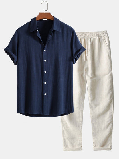 Conjunto de Dos Piezas - Con Mangas Cortas