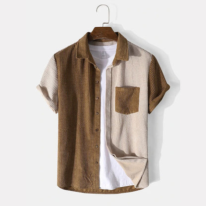 Conjunto de Dos Piezas - Camisa de Waffle