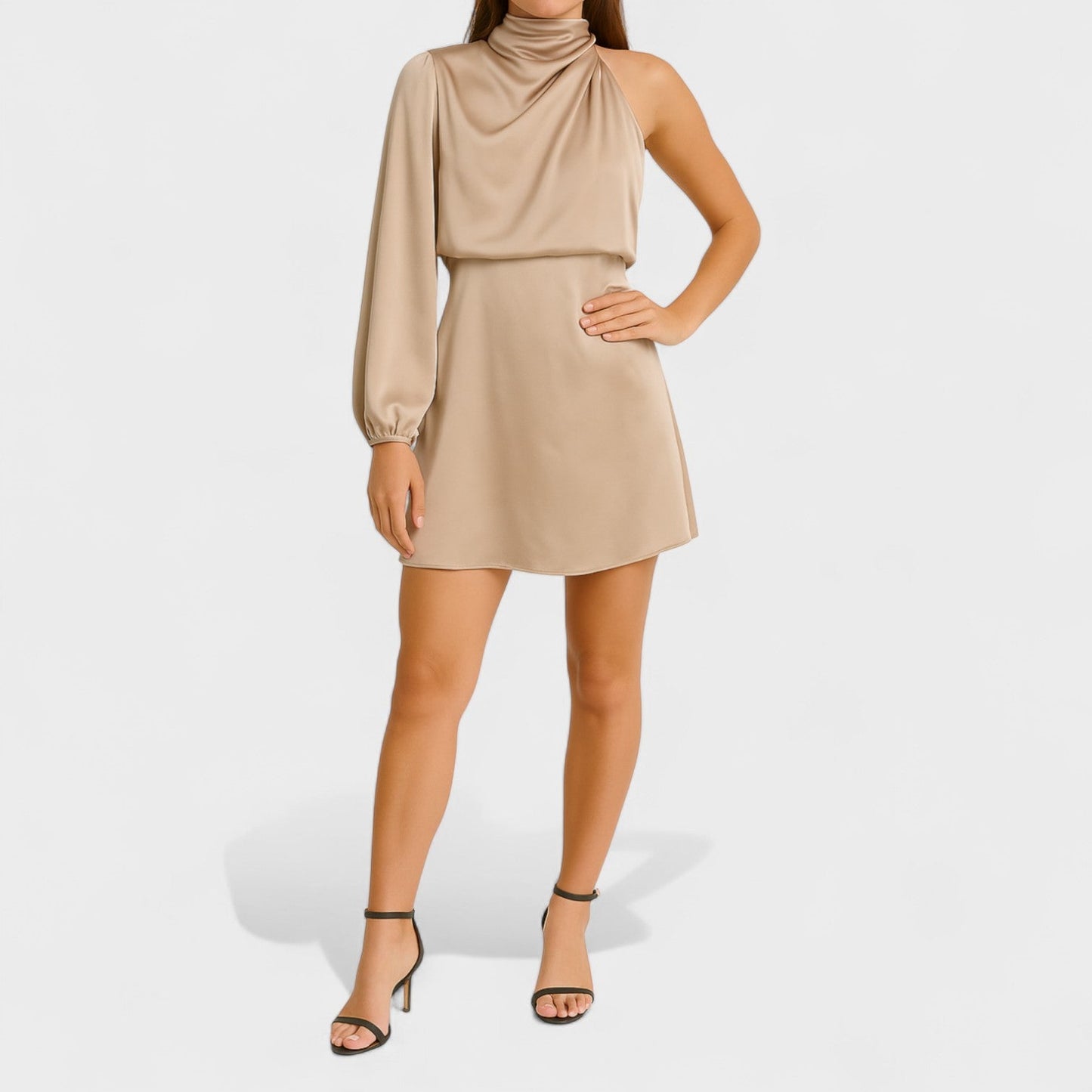 Valmira - Vestido de Festa com Design Assimétrico