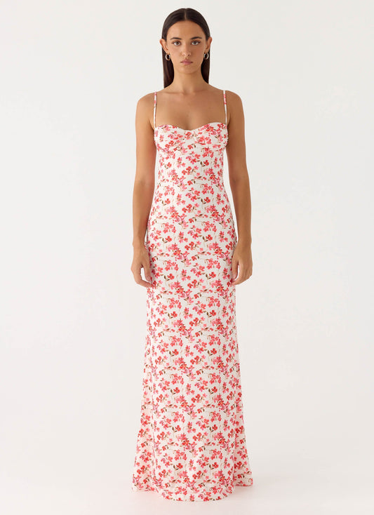 Rosa Porcelana Vamonos Maxi Dress