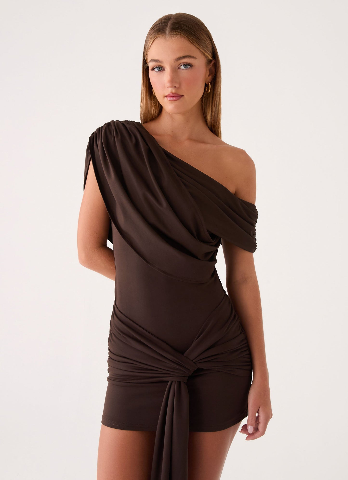 Mini Venissa Dress - Chocolate