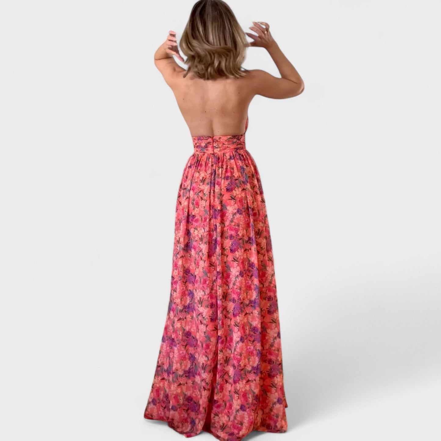 Florária - Vestido Longo com Alças