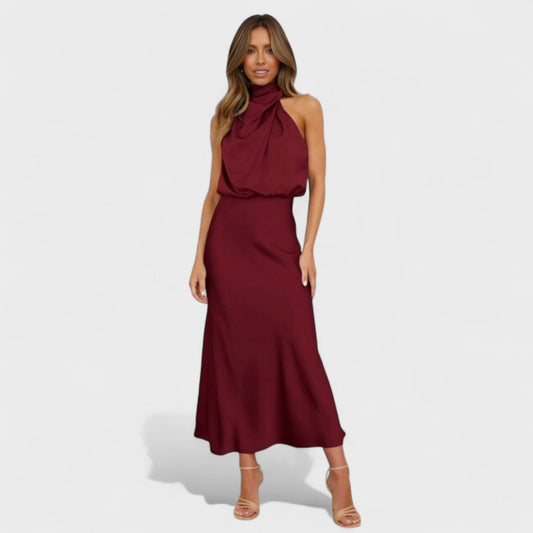 Alba - Elegance Satin Dress
