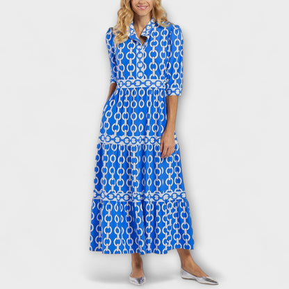 Sofia - Midi Dress with Chains