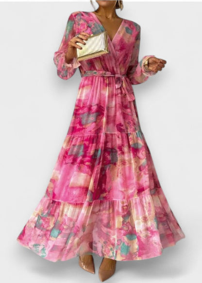 Luísa - Vestido Floral Envolvente