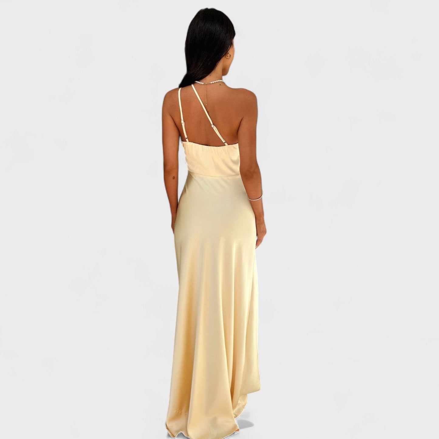 Aurélia - Vestido Longo de Cetim