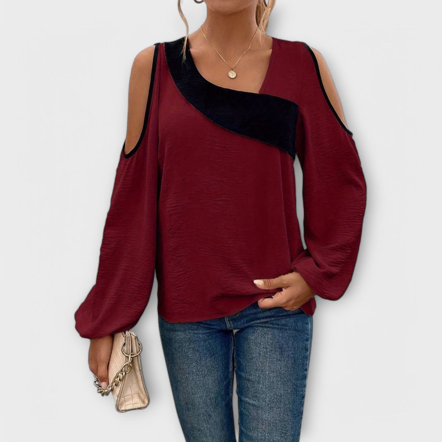 Escarlate - Blusa de Decote Quadrado